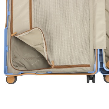Troler Mediu 68x47x26 cm Snowball, 100% Polipropilenă, Închidere Clapetă, SW57203, Albastru - Img 5