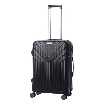 Troler Mediu ABS 4 Roti Duble Ella Icon Arrow 1154-66 cm Negru