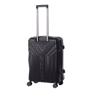 Troler Mediu ABS 4 Roti Duble Ella Icon Arrow 1154-66 cm Negru - Img 6