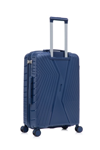 Troler mediu Aventor AV105, 65x44x25.5 cm, polipropilena, bagaj de cala, cifru TSA, bleumarin - Img 14