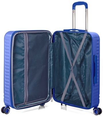 Troler mediu extensibil Benzi BZ 5827, 65x40x27 cm, bagaj de cala, ABS, 4 roți 360°, cifru, galben mustar - Img 2