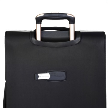 Troler mediu extensibil Diplomat Monaco 68x42x26/31 cm, +25% capacitate, fermoar antifurt, bagaj de cala, poliester, negru - Img 6