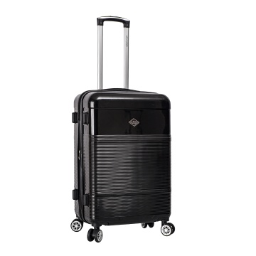 Troler mediu extensibil Lee Cooper LC32203, policarbonat, 4 roti duble, cifru, 67 cm, negru - Img 18