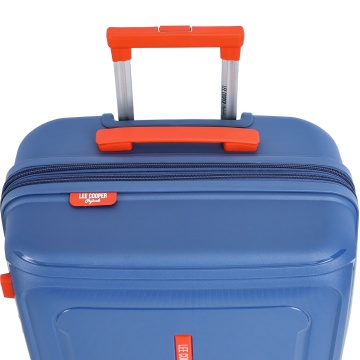 Troler mediu extensibil Lee Cooper LC33403, 67x43x26 cm, bagaj de cala, 100%polipropilena, cifru, 4 roti 360°, negru - Img 9