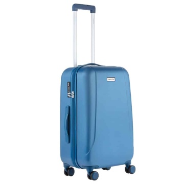 Troler Mediu, Extensibil, Policarbonat/ABS, 4 Roti Duble, cifru TSA, CarryOn SKYHOPPER, 68.5 cm, Albastru - Img 4