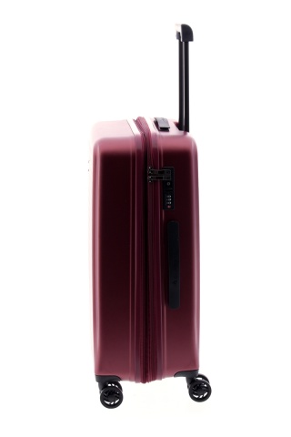 Troler Mediu Extensibil, Policarbonat, Cifru TSA, Gladiator, Nomadtec, MG 3211 - 65 cm, Grena - Img 4