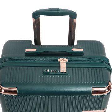 Troler mediu extensibil Snowball SW44303, fermoar antifurt, 67 cm, policarbonat rezistent, cifru TSA, verde inchis, RESIGILAT - Img 12