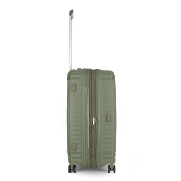 Troler Mediu extensibil Stratic M Straw T, 67x46.5x27.5 cm, Verde olive - Img 9