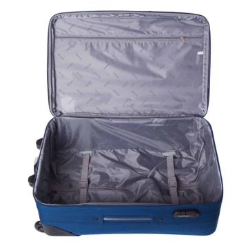Troler mediu Lamonza Atlanta 64x41x24 cm, 3.30 kg, extensibil 30%, albastru - Img 2