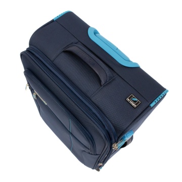 Troler mediu Lamonza Ultralight, 69x42x26 cm, 3.22 kg, expandabil 30%, Albastru inchis / Turcoaz - Img 5