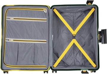 Troler Mediu Polipropilena inchidere cu clapeta CarryOn STEWARD 65 cm Verde - Img 2