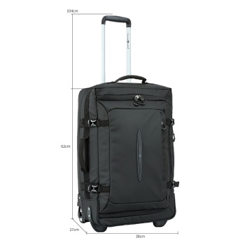 Troler mediu Snowball SW42503, 62x38x27 cm, bagaj de cala, 57L, 2 roti, poliester impermeabil, negru - Img 3