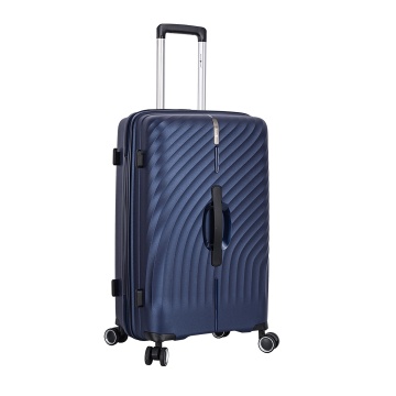 Troler mediu Snowball SW47203, polipropilena, fermoar antifurt, cifru TSA, 4 roti duble, 69 cm, bleumarin - Img 3
