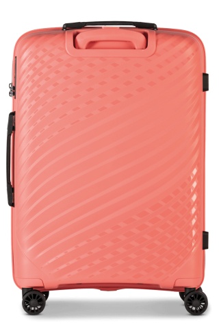 Troler Mediu Worldpack MAUI, F10520, 65 cm, Polipropilenă, Cifru TSA, 4 Roți Duble 360°, Coral - Img 5
