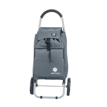 Carucior cumparaturi Madisson SW42028, 55L, 2 roti, buzunar termoizolant, gri - Img 14