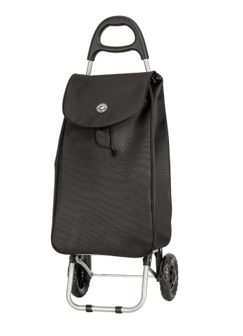Carucior cumparaturi Madisson SW42034, 2 roti, poliester 600D, negru