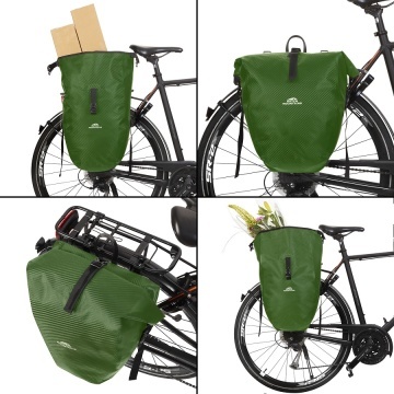 Geanta Bicicleta Material Tarpaulin Dutch Mountains Carbon 604386 Verde - Img 2