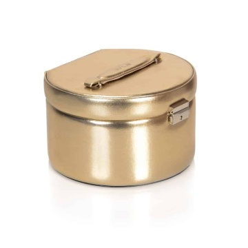 Geanta cosmetice Lamonza, 20x18x12 cm, auriu - Img 5