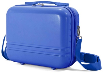 Geanta de cosmetice Benzi BZ 5827, ABS, 31x26x15 cm, curea reglabila, interior organizat, albastru - Img 1