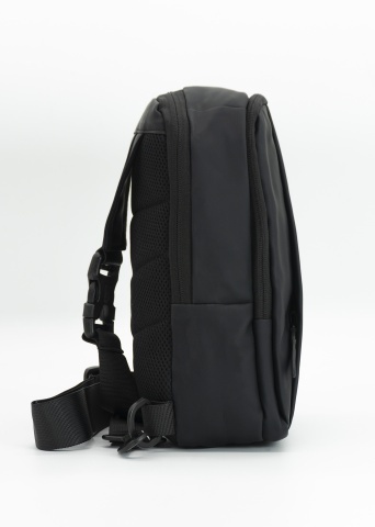 Geantă de umăr Benzi, 28x16x8 cm, Poliester, Port USB, Bretea Reglabila, BZ 5938, Negru - Img 7