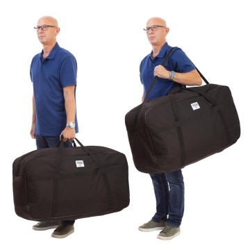 Geanta de voiaj Extra Large TravelZ XL 135 L, 82 x 47 x 35 cm, Negru - Img 3