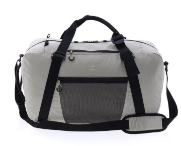 Geanta de voiaj/sport Vogart Boreal, 55x31x25 cm, pentru calatorii/sala, nylon ripstop, curea detasabila, bej - Img 4