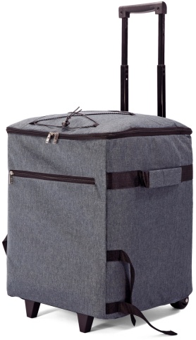 Geanta Termoizolanta cu role Benzi BZ 5736, 44 L, Gri