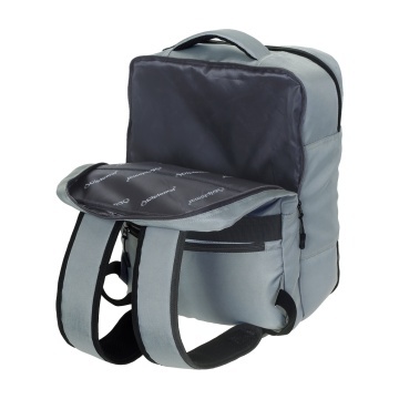 Rucsac Avion 40x30x20 cm Wizz Air/Ryanair, Poliester, 22 L, Diplomat, UnderSeat Cabin, Gri - Img 4