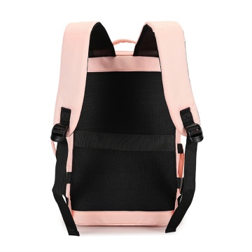 Rucsac calatorie Aventor AV201, bagaj de mana avion Ryanair/Wizz Air, 40x25x20 cm, poliester, maner tip geanta, rose - Img 9