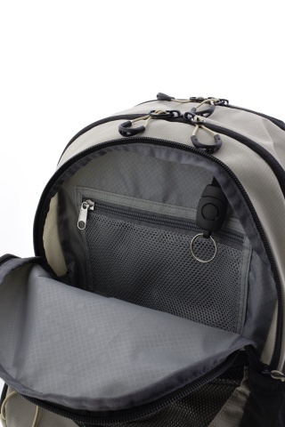 Rucsac calatorie avion Vogart Boreal, Wizz Air/Ryanair 40x28x18 cm, compartiment laptop 13", nylon ripstop, hidrofug, bej - Img 3