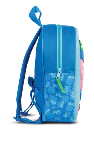 Rucsac copii Fabrizio Peppa Pig 3D F20682, 29x23x10 cm, poliester, albastru deschis - Img 5
