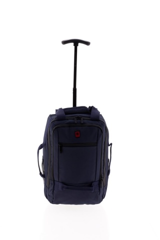 Rucsac cu role 40x25x20 cm, Wizz Air/Ryanair, PVC impermeabil, Gladiator Polar, MG 3958, 14", Bleumarin