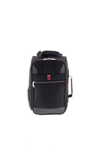 Rucsac cu role pentru Ryanair/Wizz Air Gladiator Metro, bagaj de mână 40x25x20 cm, poliester, MG 2158, laptop 14", negru - Img 6