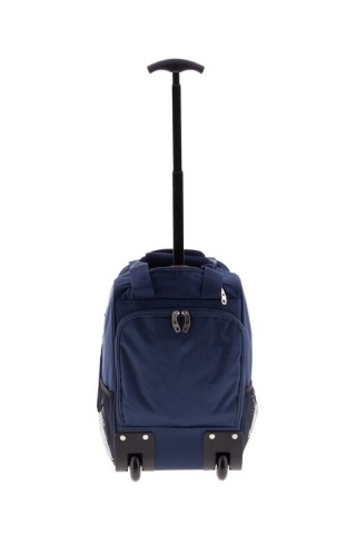 Rucsac cu role pentru Ryanair/Wizz Air Gladiator Metro, bagaj de mână 40x25x20 cm, poliester, MG 2158, laptop 14", albastru - Img 7