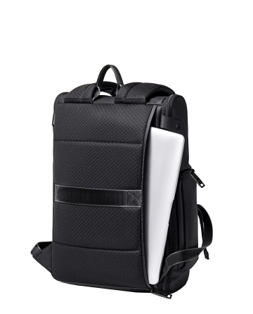 Rucsac laptop 17" Snowball SW22102, poliester impermeabil, buzunar termoizolant, negru - Img 2