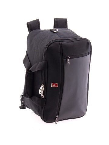 Rucsac tip geanta 40x25x20 cm, bagaj cabina Wizz Air si Ryanair, Gladiator Arctic MG 3728, Negru - Img 12