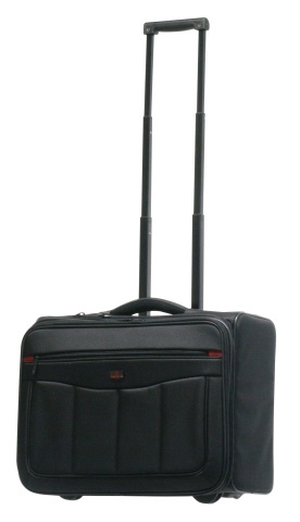 Servieta cu role Davidts Monte Carlo 17", Nylon 1680D, Negru - Img 4
