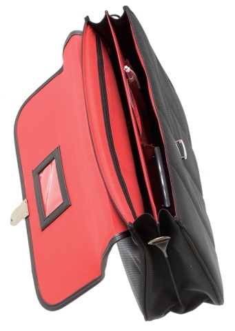 Servieta Documente Davidts Monte Carlo, Nylon 1680D, Negru - Img 2