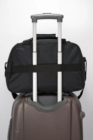 Set Troler de cabină Aventor + Geantă voiaj Benzi 40x25x20 cm, Bleumarin - Img 4