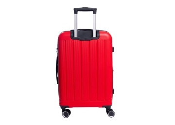 Set Troler de cabină Aventor + Rucsac Avion 40x30x20 cm, roșu/mov - Img 8