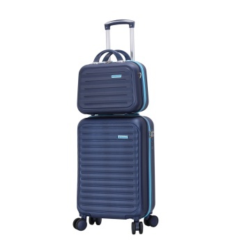Set Trolere, ABS, Fermoar Antifurt, Cifru, Madisson, 2 Piese, SW66802, Bleumarin