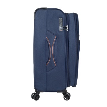 Set trolere extensibile Diplomat Venice, 1 bagaj de cabina si 2 de cala, poliester, 4 roti 360°, cifru TSA, bleumarin - Img 3
