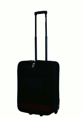 Set trolere extensibile Diplomat ZC2023, 1 bagaj de cabina si 2 de cala, poliester, 2 roti, negru - Img 5