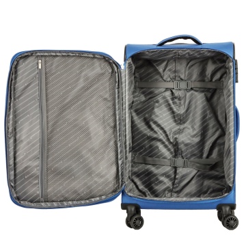 Set trolere extensibile Snowball SW45103, poliester, 4 roti duble, cifru TSA, 2 piese, negru - Img 2