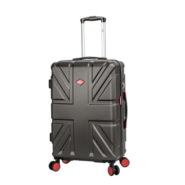 Set Trolere Lee Cooper London, ABS, 4 Roti Duble, Cifru, 3 Piese, Antracit - Img 8
