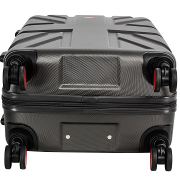 Set Trolere Lee Cooper London, ABS, 4 Roti Duble, Cifru, 3 Piese, Antracit - Img 18