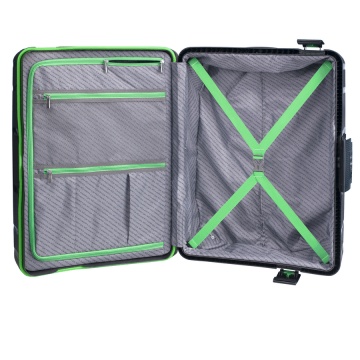 Set Trolere Polipropilena inchidere cu clapeta CarryOn STEWARD 2 Piese M+L Antracit - Img 2