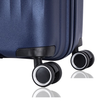 Set trolere Snowball SW47203, polipropilena, fermoar antifurt, cifru TSA, 4 roti duble, 3 piese, bleumarin - Img 14