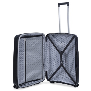 Set trolere TravelZ Swinger, polipropilena, cifru TSA, 4 roti duble, 3 piese, negru - Img 2