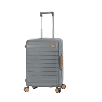 Troler Cabină 55x38x21 cm Snowball, 100% Polipropilenă, Închidere Clapetă, SW57203, Antracit